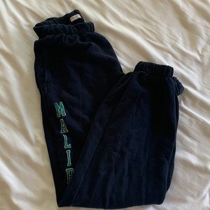 Brandy Melville Malibu Navy Sweatpants